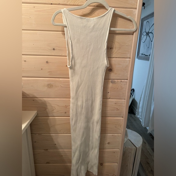 Zara Button Up Ribbed Dress - Picture 2 of 3